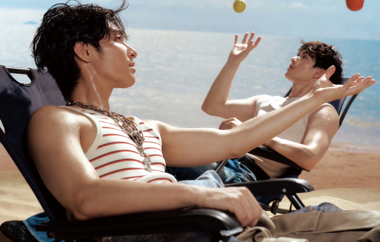 Changxi e Yanzhao estrelam editorial de moda na Madame Figaro China