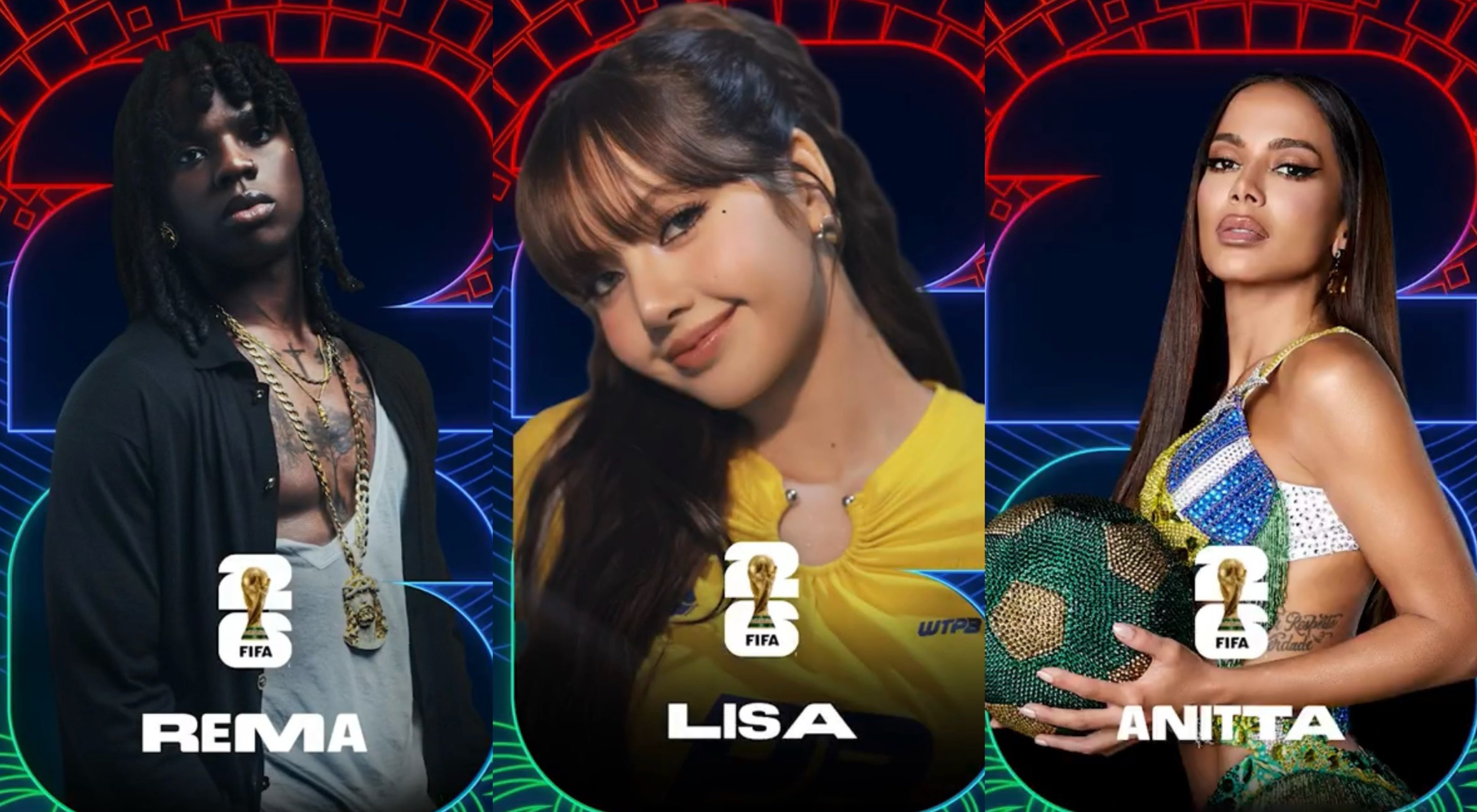 LISA, REMA e ANITTA confirmadas na cerimônia de abertura da Copa do Mundo FIFA 2026